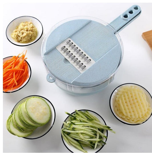 8 In 1 Vegetable Slicer Grater With Strainer