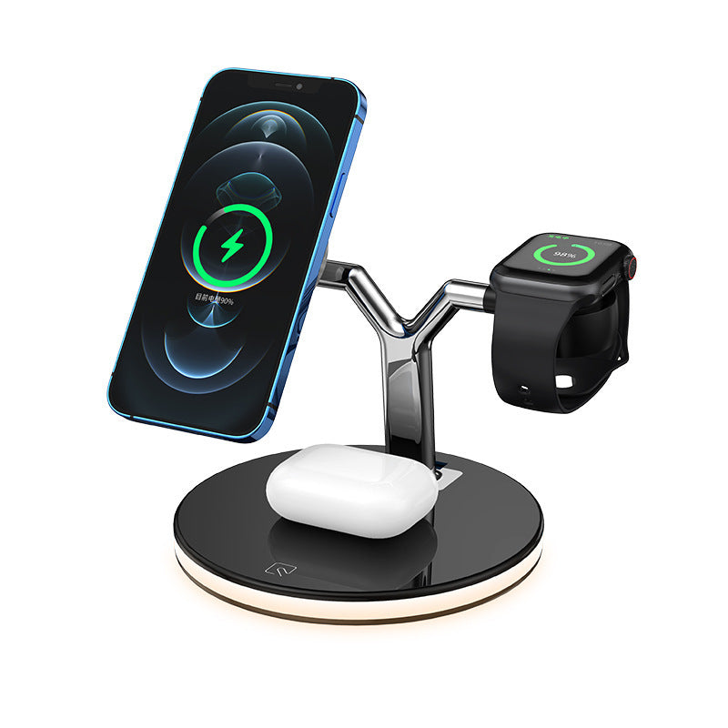 4 In 1 Wireless Magnetic Fast Charger Station