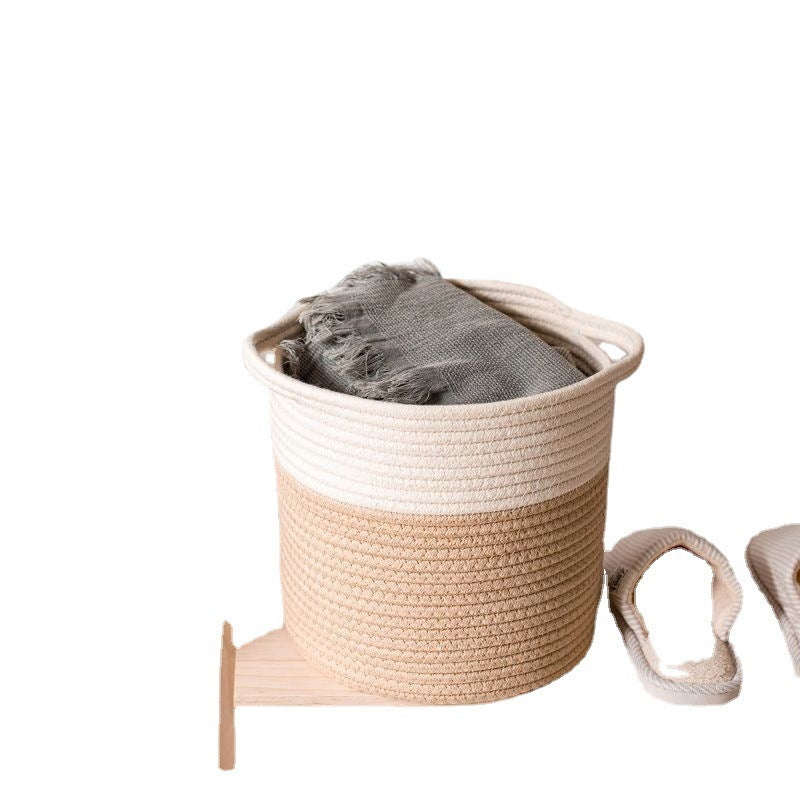 Hand-woven Clothes Storage Basket