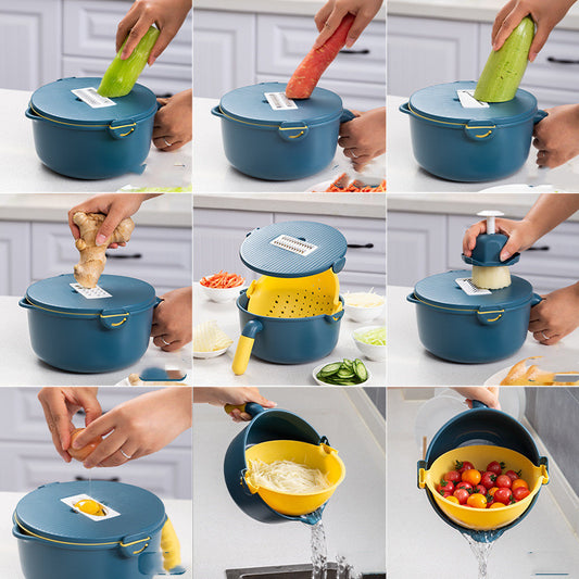 Household Multifunctional Vegetable Cutter Basket