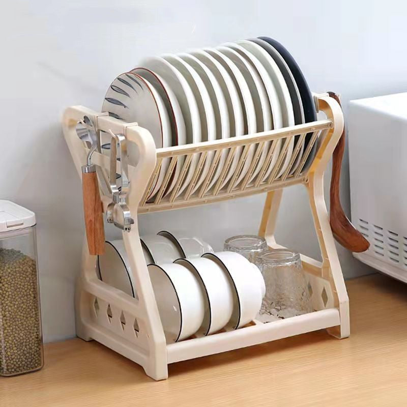 Double Stacking Dish Rack Draining Shelf