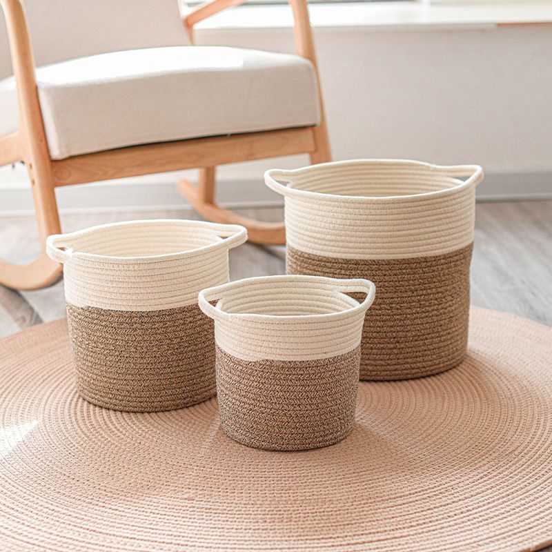 Hand-woven Clothes Storage Basket