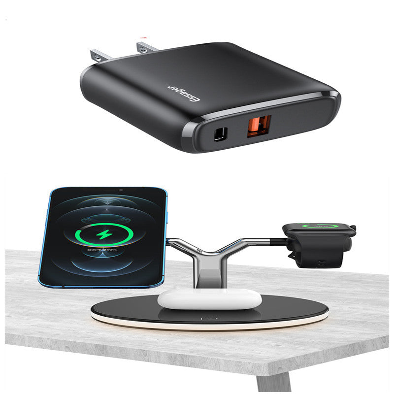 4 In 1 Wireless Magnetic Fast Charger Station