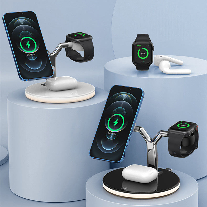 4 In 1 Wireless Magnetic Fast Charger Station
