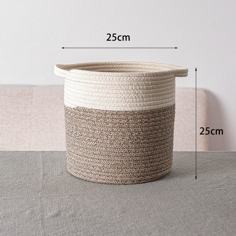 Hand-woven Clothes Storage Basket