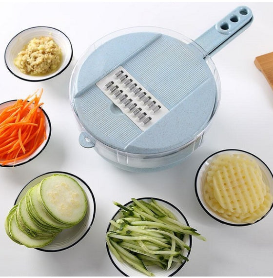 8 In 1 Vegetable Slicer Grater With Strainer