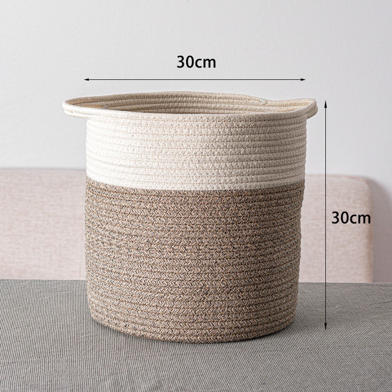 Hand-woven Clothes Storage Basket