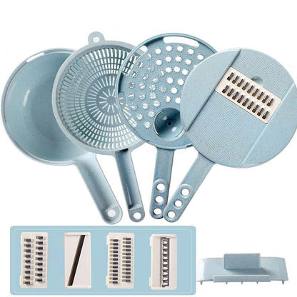 8 In 1 Vegetable Slicer Grater With Strainer