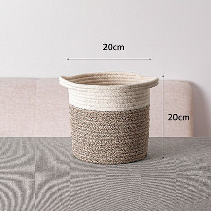 Hand-woven Clothes Storage Basket