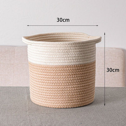 Hand-woven Clothes Storage Basket