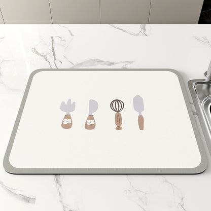 Heat Proof Kitchen Draining Mat