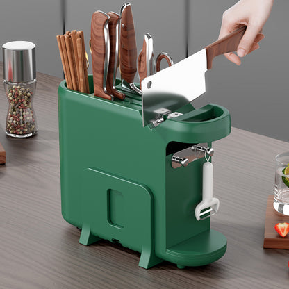 Kitchen Dish & Knife Storage Rack