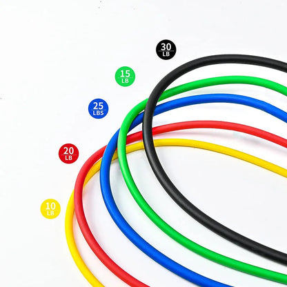 Resistance Bands Set Bodybuilding Home Gym Equipment Professional Weight Training Fitness Elastic Rubber Bands Workout Expander