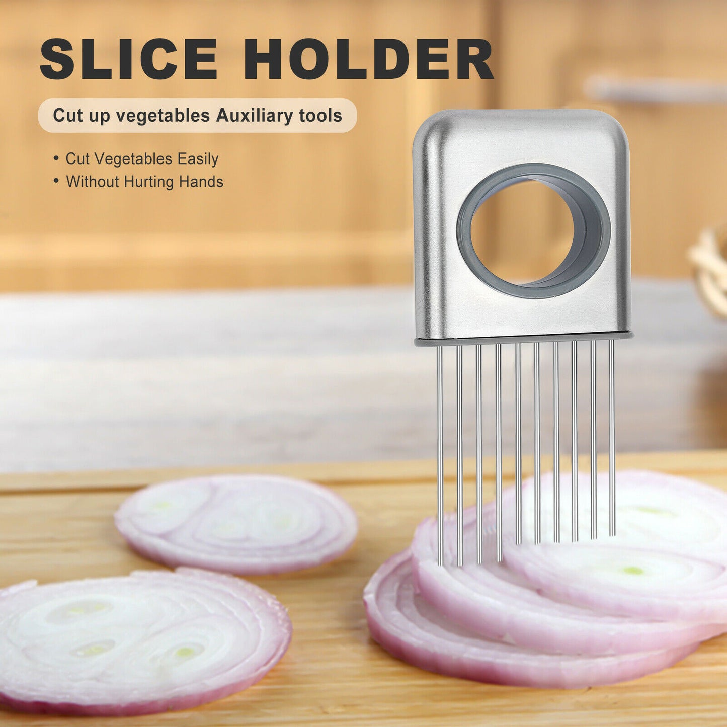 Stainless Steel Onion Slicer Holder
