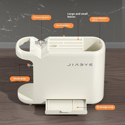 Kitchen Dish & Knife Storage Rack