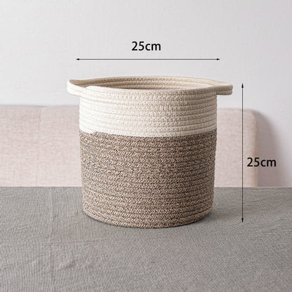 Hand-woven Clothes Storage Basket