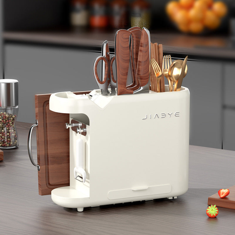 Kitchen Dish & Knife Storage Rack